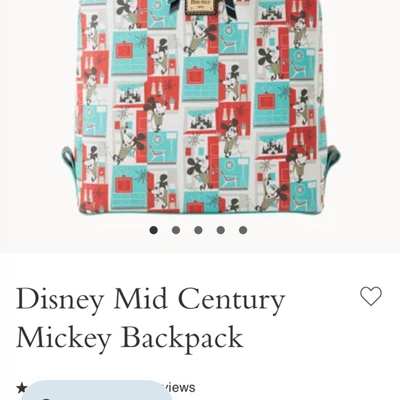 Disney mid century modern Dooney & Burke backpacks - Picture 6 of 11